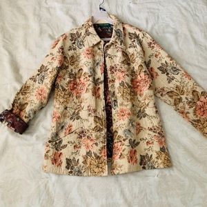 Vintage floral blazer